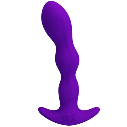 ANAL-VIBRATOR - 12 VIBRATIONSMODI - LILA - Analplug