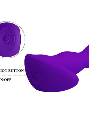 ANAL-VIBRATOR - 12 VIBRATIONSMODI - LILA - Analplug