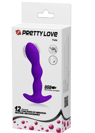 ANAL-VIBRATOR - 12 VIBRATIONSMODI - LILA - Analplug