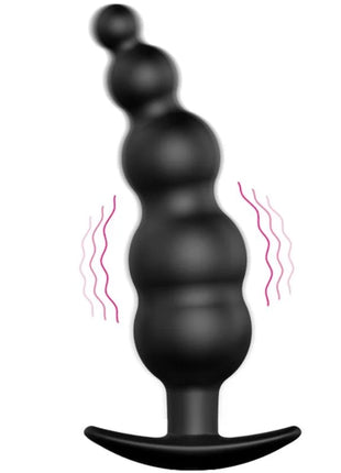 ANALPLUG AUS SILIKON EXTRA STIMULATION UND 12 VIBRATIONSMODI - Analplug