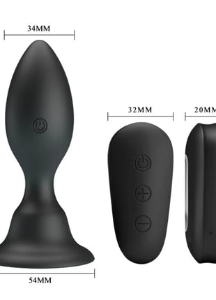 ANALSTECKER MIT VIBRATION - MIT FERNBEDIENUNG - Analplug