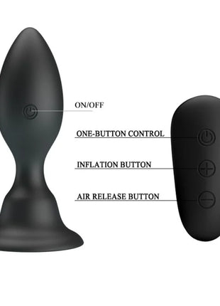 ANALSTECKER MIT VIBRATION - MIT FERNBEDIENUNG - Analplug