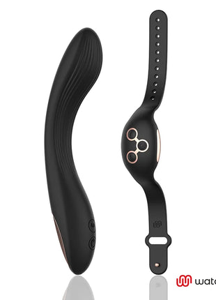 ANNE’S DESIRE - CURVE FERNBEDIENUNGSTECHNOLOGIE EINE WATCHME SCHWARZ / GOLD - G-Punkt-Vibrator