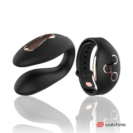 ANNE’S DESIRE - DUAL PLEASURE TECNOLOG A WATCHME - SCHWARZ/GOLD - Paar-Vibrator