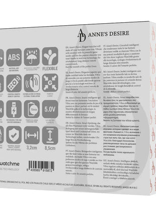 ANNE’S DESIRE - DUAL PLEASURE - WATCHME - Paar-Vibrator