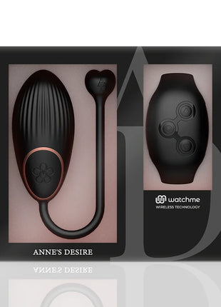 ANNE’S DESIRE - EGG FERNBEDIENUNGSTECHNOLOGIE WATCHME SCHWARZ - Vibrierendes Ei