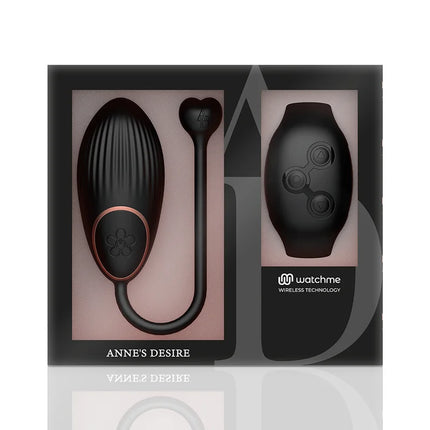 ANNE’S DESIRE - EGG FERNBEDIENUNGSTECHNOLOGIE WATCHME SCHWARZ - Vibrierendes Ei