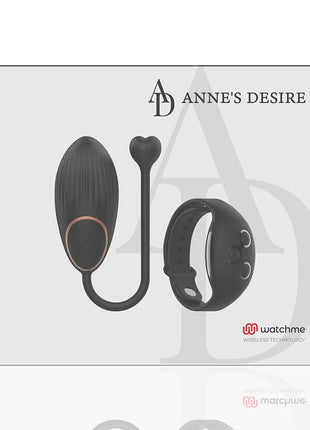 ANNE’S DESIRE - EGG FERNBEDIENUNGSTECHNOLOGIE WATCHME SCHWARZ - Vibrierendes Ei