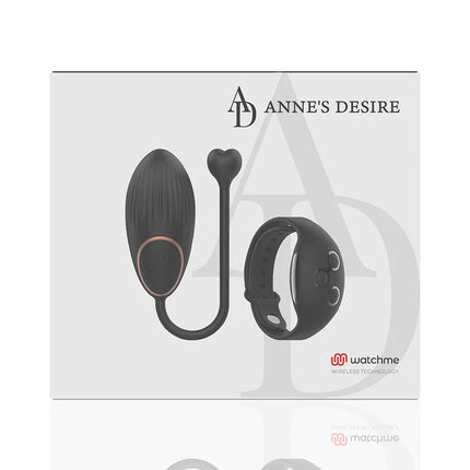 ANNE’S DESIRE - EGG FERNBEDIENUNGSTECHNOLOGIE WATCHME SCHWARZ - Vibrierendes Ei