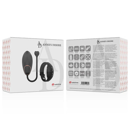 ANNE’S DESIRE - EGG FERNBEDIENUNGSTECHNOLOGIE WATCHME SCHWARZ - Vibrierendes Ei