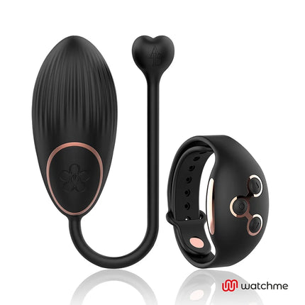 ANNE’S DESIRE - EGG FERNBEDIENUNGSTECHNOLOGIE WATCHME SCHWARZ/GOLD - Vibrierendes Ei
