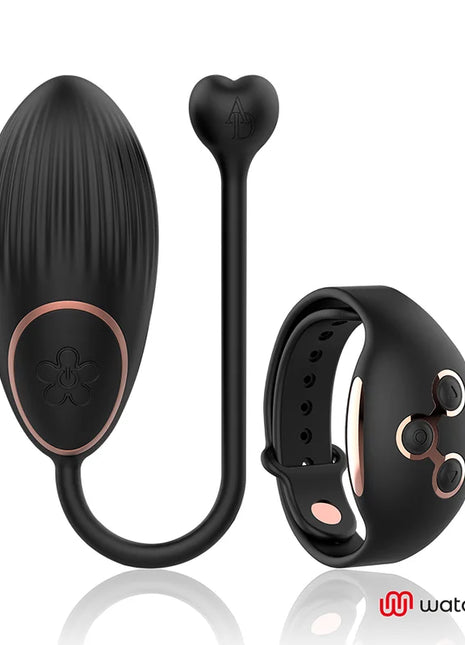 ANNE’S DESIRE - EGG FERNBEDIENUNGSTECHNOLOGIE WATCHME SCHWARZ/GOLD - Vibrierendes Ei