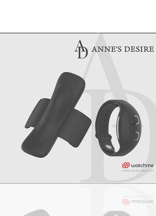 ANNE’S DESIRE - PANTY PLEASURE TECNOLOG A WATCHME BLACK - Minivibrator