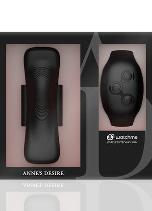 ANNE’S DESIRE - PANTY PLEASURE TECNOLOG A WATCHME BLACK - Minivibrator