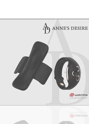 ANNE’S DESIRE - PANTY PLEASURE TECNOLOG A WATCHME SCHWARZ/GOLD - Minivibrator
