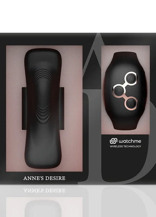ANNE’S DESIRE - PANTY PLEASURE TECNOLOG A WATCHME SCHWARZ/GOLD - Minivibrator