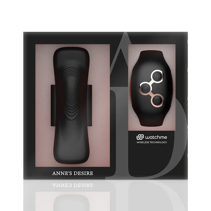 ANNE’S DESIRE - PANTY PLEASURE TECNOLOG A WATCHME SCHWARZ/GOLD - Minivibrator