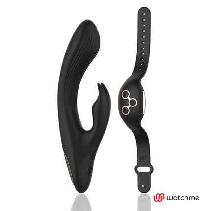 ANNE’S DESIRE - RABBIT FERNBEDIENUNGSTECHNOLOGIE WATCHME SCHWARZ/GOLD - Rabbit-Vibratoren