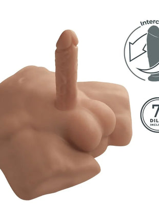 Apollo Karamell Torso - Realistisch & Flexibel - Puppen in echter Größe