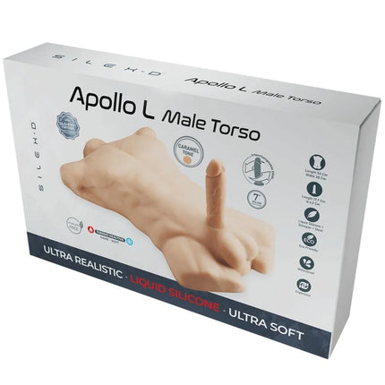 ApolloReal: Flexibler Karamell-Torso mit lebensechtem Gefühl - Puppen in echter Größe