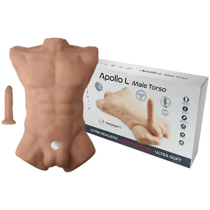 ApolloReal: Flexibler Karamell-Torso mit lebensechtem Gefühl - Puppen in echter Größe