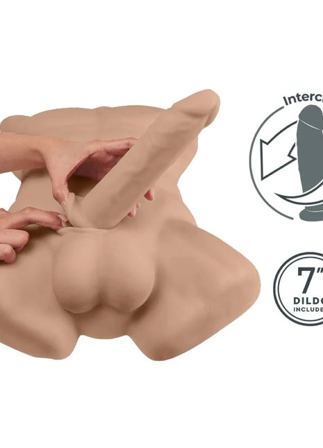 ApolloReal: Flexibler Karamell-Torso mit lebensechtem Gefühl - Puppen in echter Größe
