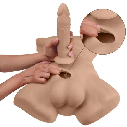 ApolloReal: Flexibler Karamell-Torso mit lebensechtem Gefühl - Puppen in echter Größe
