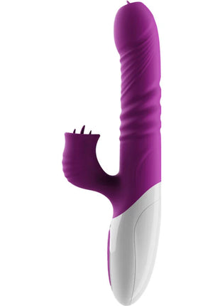 Armonia DuoVibe: Stoßender Fuchsia-Silikon-Vibrator - Vibrierende Rotatoren