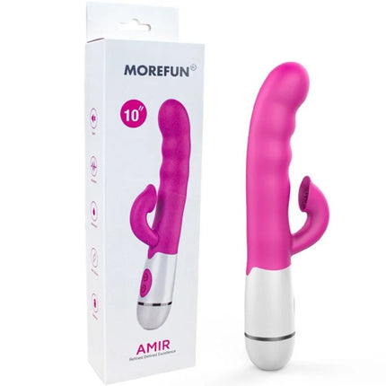 ARMONY - AMIR MULTIFUNKTIONSVIBRATOR MIT STIMULIERENDER ZUNGE 16 GESCHWINDIGKEITEN ROSA - Vibrierende Rotatoren