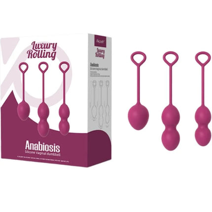 ARMONY - ANABIOSIS VAGINALHANTEL 3 EBENEN BURGUND - Chinesische Bälle