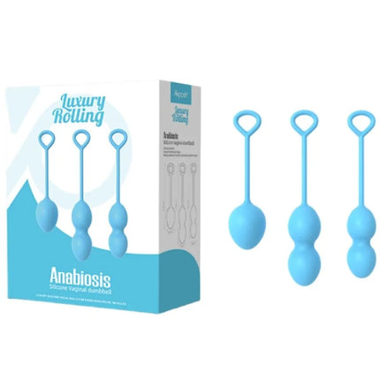 ARMONY - ANABIOSIS VAGINALHANTEL 3 STUFEN BLAU - Chinesische Bälle
