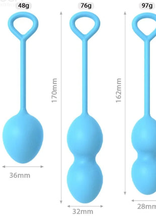 ARMONY - ANABIOSIS VAGINALHANTEL 3 STUFEN BLAU - Chinesische Bälle
