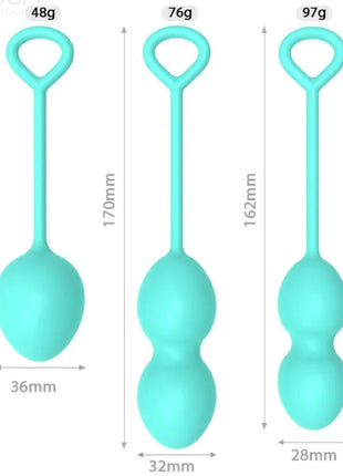 ARMONY - ANABIOSIS VAGINALHANTEL 3 STUFEN GRÜN - Chinesische Bälle