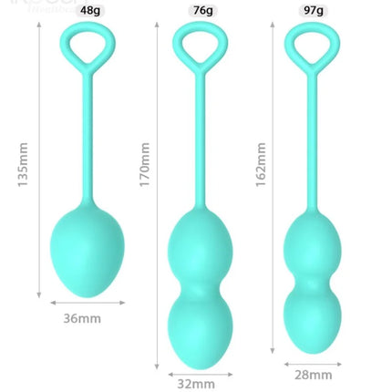 ARMONY - ANABIOSIS VAGINALHANTEL 3 STUFEN GRÜN - Chinesische Bälle