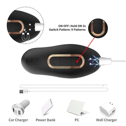 ARMONY - ANAL-PROSTATA-VIBRATOR MIT FERNBEDIENUNG SCHWARZ