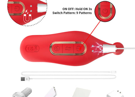 ARMONY - ANALVIBRATOR PANTY C UND G-SPOT STIMULATOR FERNBEDIENUNG ROT