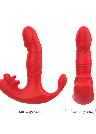 ARMONY - ANALVIBRATOR PANTY C UND G-SPOT STIMULATOR FERNBEDIENUNG ROT