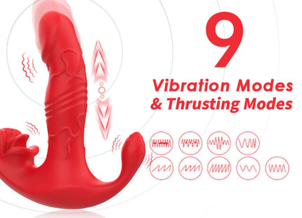ARMONY - ANALVIBRATOR PANTY C UND G-SPOT STIMULATOR FERNBEDIENUNG ROT