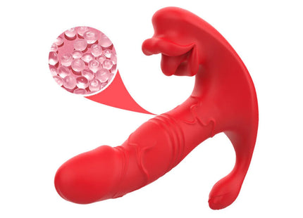 ARMONY - ANALVIBRATOR PANTY C UND G-SPOT STIMULATOR FERNBEDIENUNG ROT