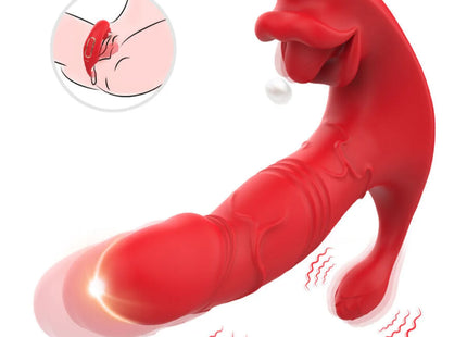 ARMONY - ANALVIBRATOR PANTY C UND G-SPOT STIMULATOR FERNBEDIENUNG ROT