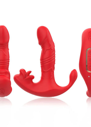 ARMONY - ANALVIBRATOR PANTY C UND G-SPOT STIMULATOR FERNBEDIENUNG ROT