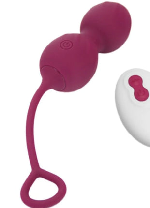 ARMONY - BLOSSOMS VAGINAL HANTEL VIBRATION FERNBEDIENUNG 10 VIBRATIONEN DUNKELROT