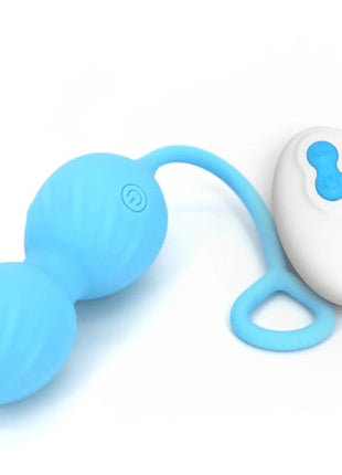 ARMONY - BLOSSOMS VAGINAL HANTEL VIBRATION FERNBEDIENUNG 10 VIBRATIONEN BLAU