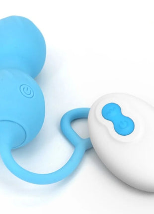 ARMONY - BLOSSOMS VAGINAL HANTEL VIBRATION FERNBEDIENUNG 10 VIBRATIONEN BLAU