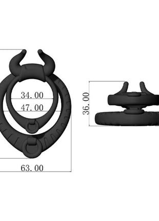 ARMONY - BULL’S PASION RING SCHWARZ - Penisring ohne Vibration