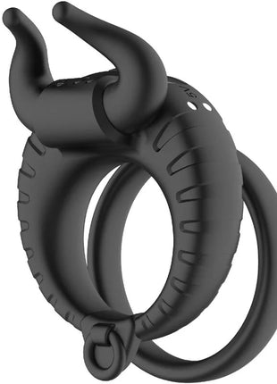 ARMONY - BULL’S PASION RINGVIBRATOR 10 GESCHWINDIGKEITEN SCHWARZ - Penisring mit Vibration