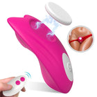 Armony butterfly tragbares höschen vibrator rosa mit fernbedienung aus silikon und weißem bedienfeld