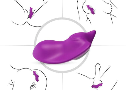 Armony butterfly tragbares rosa silikon vibrator mit glattem, gebogenem design und abgerundetem spitzenelement
