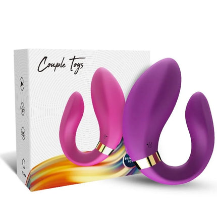 ARMONY - CRESCENT VIBRATOR FÜR PAARE FERNBEDIENUNG LILA
