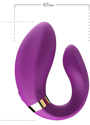 ARMONY - CRESCENT VIBRATOR FÜR PAARE FERNBEDIENUNG LILA